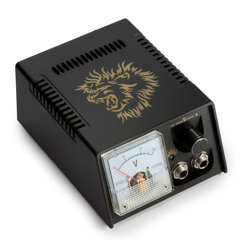 Analog Lion Tattoo Power Supply Kit with Flat Foot Pedal and Clip Cord